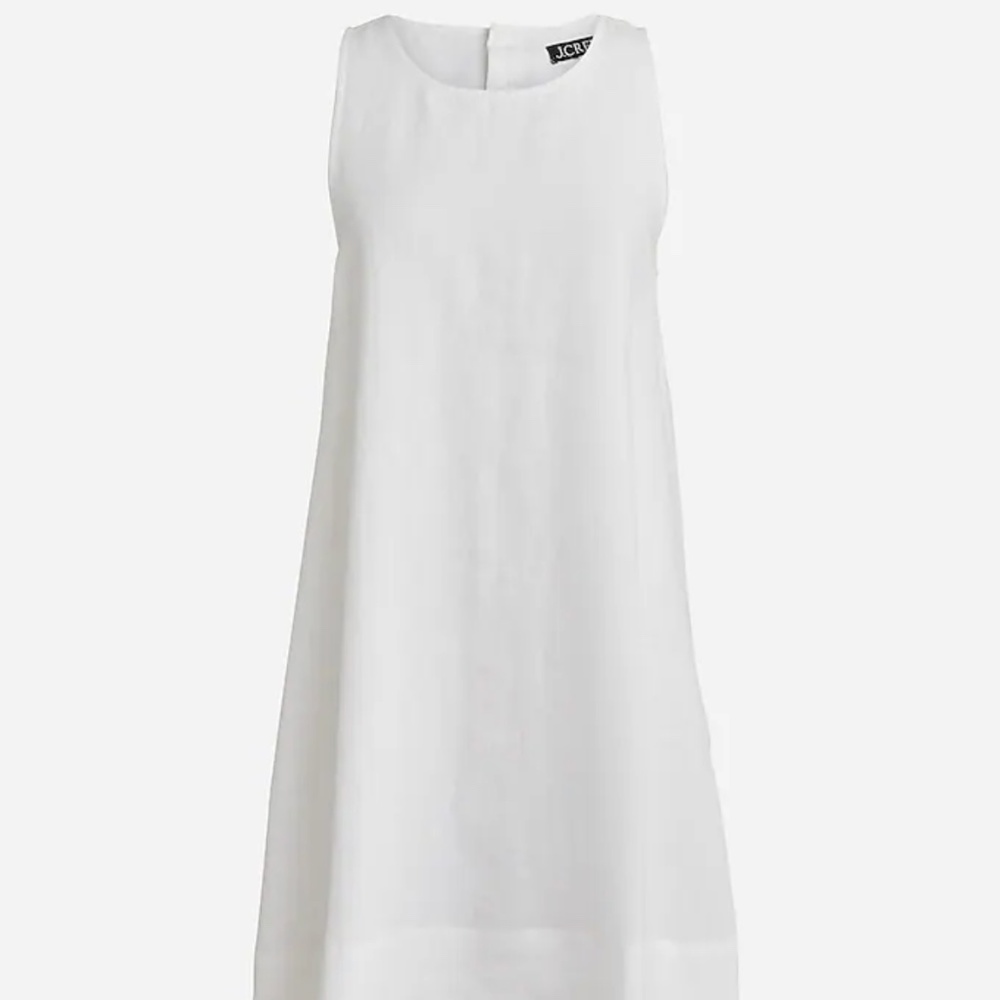 J. Crew White Linen short dress